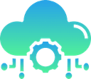 Cloud and cost optimization icon