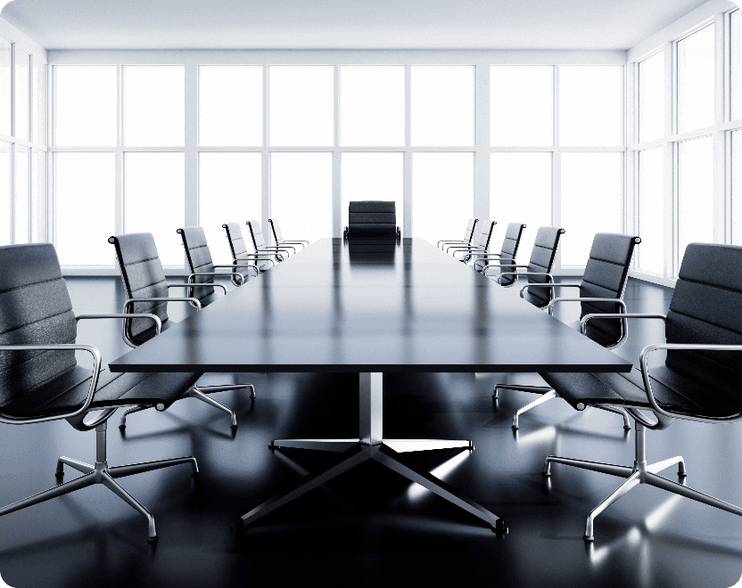 empty modern boardroom photo
